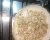 A picture of step 2 of Chinese roll.