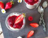 Une image de l'étape 3 de Riz au lait coulis de fraises et framboises.