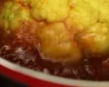 A picture of step 3 of Gobhi musallam.