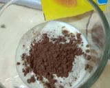Foto langkah ke 3 dari resep Puding Brownies lembut.
