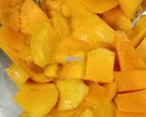 A picture of step 1 of Mango Juice.