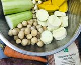 Hình bước làm 1 của món Canh Kiểm