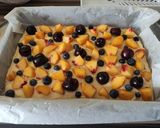 Ciasto ucierane z owocami i kruszonką krok przepisu 2 zdjęcie