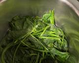 Palak mushroom recipe step 1 photo