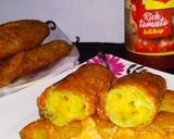 A picture of step 4 of Mirchi Vada.