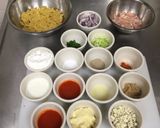 A picture of step 1 of Buffalo Chicken Pasta Salad.