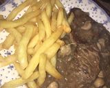 Foto del paso 8 de la receta: Lomo al champiñón con papas fritas 🤤🙌🏻💖