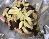 A picture of step 8 of Monkfish Fillets with Porcini Mushrooms, Apple, and Lemon.