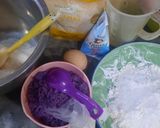 Foto langkah ke 1 dari resep Bolu Kukus Ubi Ungu.