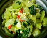 Foto langkah ke 4 dari resep Tumis Labu Siam (Bumbu Iris).