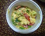 A picture of step 3 of Veg oats biryani.