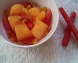 A picture of step 2 of Decorating fruits.