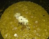 A picture of step 3 of Hari Mircho ka Salan.