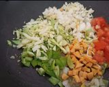 A picture of step 1 of Mix Veggies Soup.