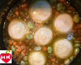 صورة لخطوة 7 من وصفة الخرشوف(الأرضي شوكي) بالخضار وزيت الزيتون