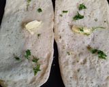 A picture of step 6 of Matra kulche.