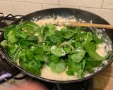 A picture of step 5 of Smoked Salmon risotto.