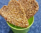 A picture of step 3 of Sesame seeds chikki.