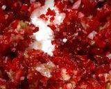 A picture of step 2 of Beetroot Curd Sandwich.