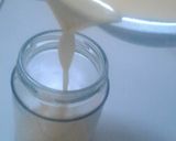 Foto langkah ke 5 dari resep Silky Custard Puding (Purin) pandan.