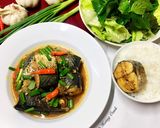 Hình bước làm 4 của món Cá Nục Sa Ba Kho Mía