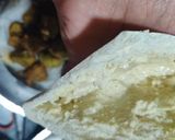 A picture of step 8 of Falafal sandwich.