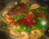 Foto langkah ke 6 dari resep Udang Kangkung Saus Tiram.