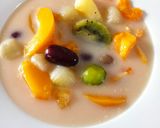 Trópusi tejszínes gyümölcsleves recept fázis 3 fotója