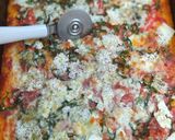 Φωτογραφία βήματος 8 της συνταγής Πίτσα 🍕 σπιτική με καλαμποκάλευρο 🌽