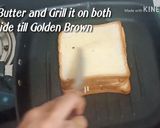 A picture of step 8 of Mumbai Style Cheese Chocolate Sandwich//Quick Grilled Chocolate.