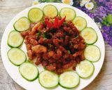 Hình bước làm 7 của món Thịt kho mắm ruốc sả ớt