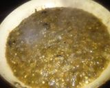 A picture of step 3 of Charred Green Salsa Molcajeteada.
