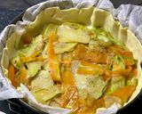 Foto del paso 4 de la receta Quiche de verduras y salmón