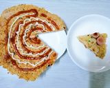 Hình bước làm 5 của món Pizza làm từ mỳ tôm