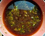 A picture of step 2 of Hot and Sour Soup.