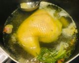Hình bước làm 3 của món Gà tắm nước sôi 🐔😂