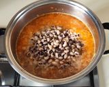 A picture of step 12 of Minestra with Triddhi and Black-Eyed Peas.