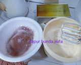Foto langkah ke 2 dari resep Cake coklat lumer.