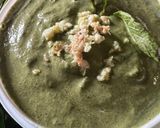 A picture of step 3 of No cheese pesto sauce 😋.
