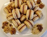 DIÓ macaron, zserbó krémmel recept fázis 14 fotója
