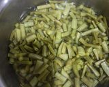 A picture of step 1 of Cluster beans(gavarfali) ki sabji.