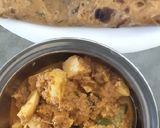 A picture of step 3 of Masala roti.