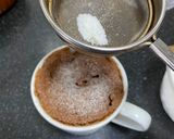A picture of step 4 of Milo Mug Cake @ 2mins.