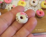 【用脆圈圈做迷你kitty甜甜圈】的食譜步驟6照片