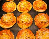 A picture of step 8 of Spicy 🥵 Buffalo Chicken 🐔 Cups.