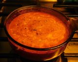 A picture of step 4 of Beet root raita Kerala style.