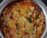 A picture of step 5 of Papad ki sabji.