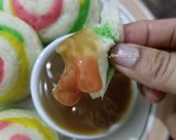 Foto langkah ke 12 dari resep (Sourdough Discard) Rainbow Mantau.