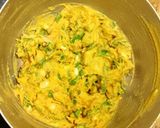 A picture of step 2 of Green Garlic Pokoda.