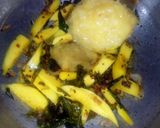 A picture of step 3 of Totapuri Mango Catla Fish Curry.